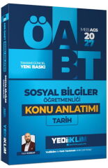 2027 MEB AGS ÖABT Sosyal Bilgiler Öğretmenliği Tarih Konu Anlatımı Yediiklim