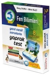 5 Sınıf Fen Bilmleri 8 Öğrencilik Kutu Yaprak Test Çanta Yayınları