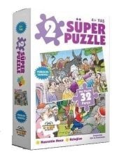 2 Süper Puzzle Nasrettin Hoca Keloğlan 4 Yaş 0 6 Yaş Yayınları