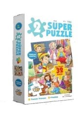 2 Süper Puzzle Pamuk Prenses Pinokyo 4 Yaş 0 6 Yaş Yayınları