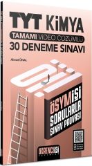 TYT Kimya Tamamı Video Çözümlü 30 Deneme Sınavı Öğrenci İşi Yayınları