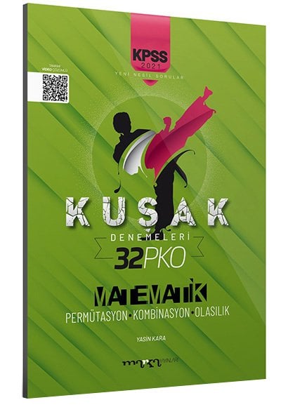 2021 KPSS Permütasyon Kombinasyon Olasılık Kolaydan Zora 32 Kuşak Deneme Yektugmat Marka Yayınları