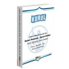 KURUL Hakimlik Sınavları İçin Genel Yetenek Genel Kültür Ders Notları Kariyer Meslek Yayınları