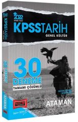 2022 KPSS Genel Kültür Tarih Ataman Tamamı Çözümlü 30 Deneme Yargı Yayınları