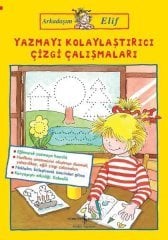 Yazmayı Kolaylaştırıcı Çizgi Çalışmaları - Arkadaşım Elif  İş Bankası Kültür Yayınları