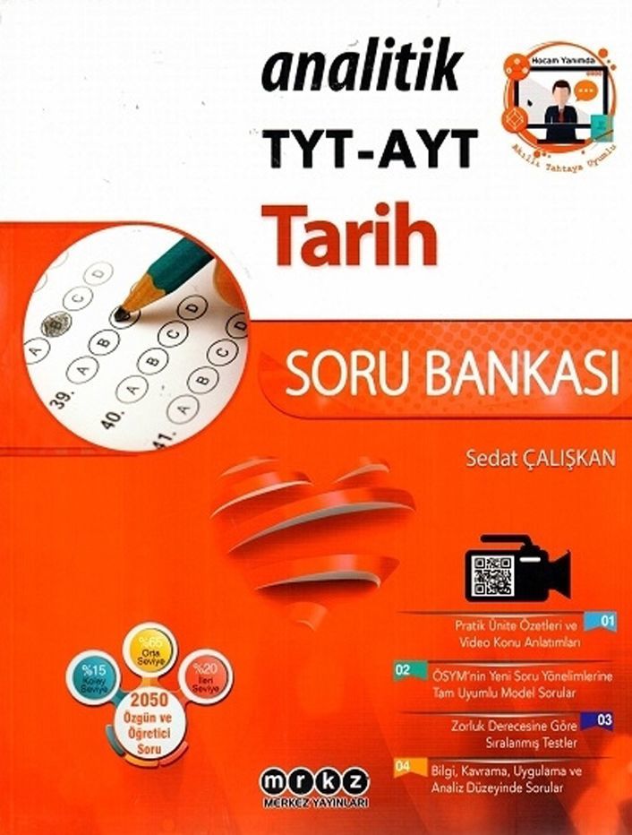 TYT AYT Tarih Analitik Soru Bankası Merkez Yayınları
