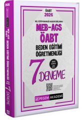 2026 MEB AGS ÖABT Beden Eğitimi Öğretmenliği Tamamı Çözümlü 7 Deneme Pegem Akademi