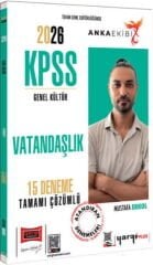 2026 KPSS Anka Ekibi Genel Kültür Tamamı Çözümlü Vatandaşlık 15 Deneme Yargı Yayınları