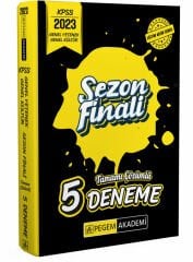 2023 KPSS Genel Yetenek Genel Kültür Sezon Finali Tamamı Çözümlü 5 Deneme Pegem Akademi