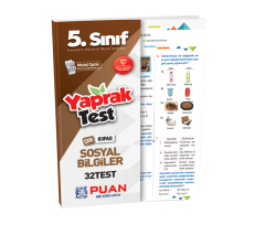 5. Sınıf Sosyal Bilgiler Yaprak Test Puan Yayınları