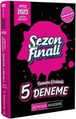 2023 KPSS Eğitim Bilimleri Sezon Finali 5 Deneme Pegem Yayınları