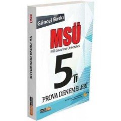 MSÜ Milli Savunma Üniversitesi 5'li Prova Denemeleri Kariyer Meslek Yayınları