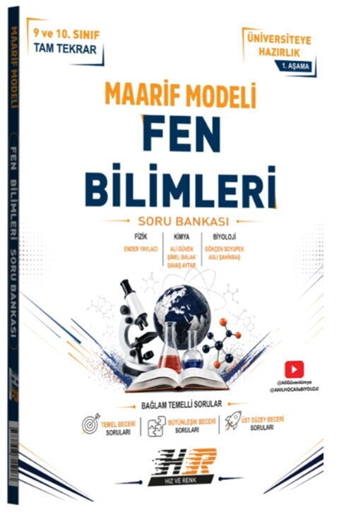 TYT Fen Bilimleri Maarif Model Soru Bankası Hız ve Renk