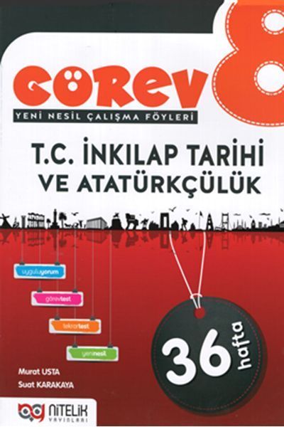 8.Sınıf Görev T.C İnkılap Tarihi ve Atatürkçülük Soru Bankası Nitelik Yayınları