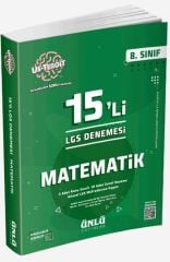 8. Sınıf Us Teroit 15 li Matematik LGS Denemesi Ünlü Yayıncılık