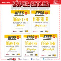 Hoca Kafası KPSS Öğreten Yaprak Test Seti 5 Kitap