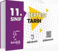 11. Sınıf Tarih Cep Test Karekök Yayınları