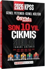2026 KPSS Genel Yetenek Genel Kültür ÖSYM nin İndeksi Son 10 Yıl Çıkmış Sorular İndeks Akademi