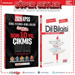 İndeks 2026 KPSS Genel Yetenek Genel Kültür ÖSYM nin İndeksi Son 10 Yıl Çıkmış Sorular ve AKM Dil Bilgisi Soru Bankası Seti 2 Kitap
