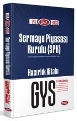 Sermaye Piyasa Kurulu GYS Hazırlık Kitabı Data Yayınları