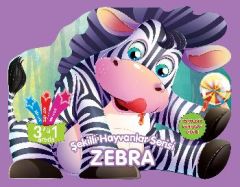 Şekilli Hayvanlar Serisi Zebra Parıltı Yayınları