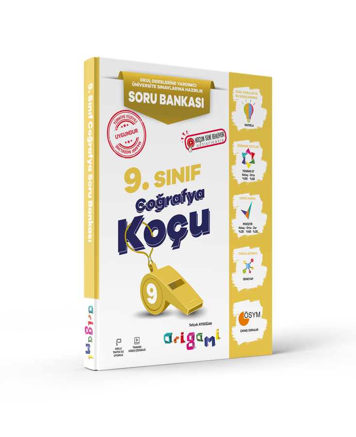 9. Sınıf Coğrafya Soru Bankası Origami Tammat Yayınları