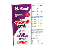 8. Sınıf Fen Bilimleri Yaprak Test Puan Yayınları