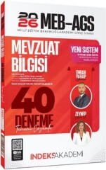 2026 MEB AGS Mevzuat Bilgisi 40 Deneme İndeks Akademi