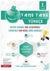 7. Sınıf Türkçe Yeşil Defter Tadında Tane Tane Nartest Yayınları