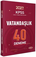 2022 KPSS Vatandaşlık 40 Deneme Data Yayınları