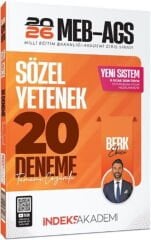 2026 MEB AGS Sözel Yetenek 20 Deneme İndeks Akademi