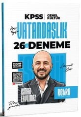 KPSS Vatandaşlık Genel Kültür 26 lı Deneme Retro Yayıncılık