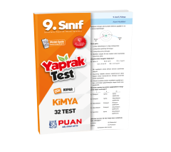 9. Sınıf Kimya Yaprak Test Puan Yayınları