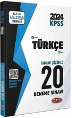 KPSS Türkçe 20 Deneme Data Yayınları