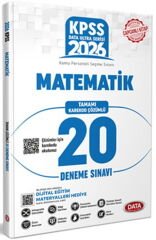 2026 KPSS Matematik Ultra 20 Deneme Data Yayınları