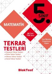 5.Sınıf Matematik Tekrar Testleri BlokTest Yayınları