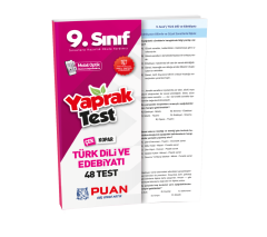 9. Sınıf Türk Dili ve Edebiyatı Yaprak Test Puan Yayınları