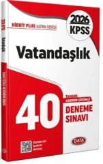 2026 KPSS Vatandaşlık Ultra 40 Deneme Data Yayınları
