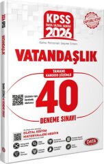 2026 KPSS Vatandaşlık Ultra 40 Deneme Data Yayınları
