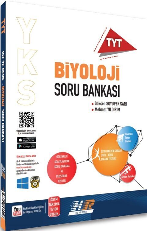Hız ve Renk TYT Fizik Kimya ile Biyoloji Soru Bankası Seti 3 Kitap