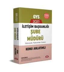 GYS İletişim Başkanlığı Şube Müdürü Konu Anlatımlı Data Yayınları