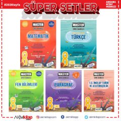 Okyanus Yayınları 8. Sınıf Master Serisi Soru Bankası Seti 5 Kitap
