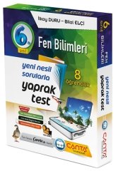 6 Sınıf Fen Bilimleri 8 Öğrencilik Kutu Yaprak Test Çanta Yayınları
