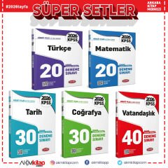 Data Yayınları 2026 KPSS Deneme Seti 5 Kitap