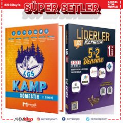 Mozaik Yayınları 8. Sınıf LGS Kamp Sömestır 1. Dönem ve Liderler 1.Dönem 5+2 Deneme Seti 2 Kitap