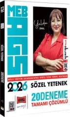 2026 MEB AGS Sözel Yetenek Tamamı Çözümlü 20 Deneme Yargı Yayınları