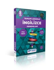 8. Sınıf İngilizce Tamamı Çözümlü Denemeleri Yanıt Yayınları