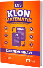 8. Sınıf LGS Matematik Klon 13 Deneme Mozaik Yayınları