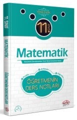 11.Sınıf Matematik Öğretmenin Ders Notları Editör Yayınları