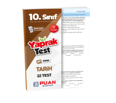 10. Sınıf Tarih Yaprak Test Puan Yayınları